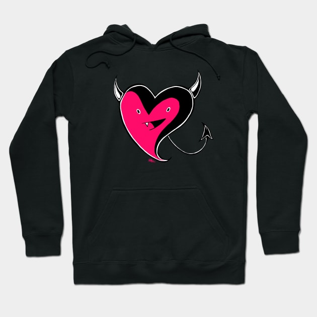 Li'l Vamp Devil Heart Hoodie by Indi Martin